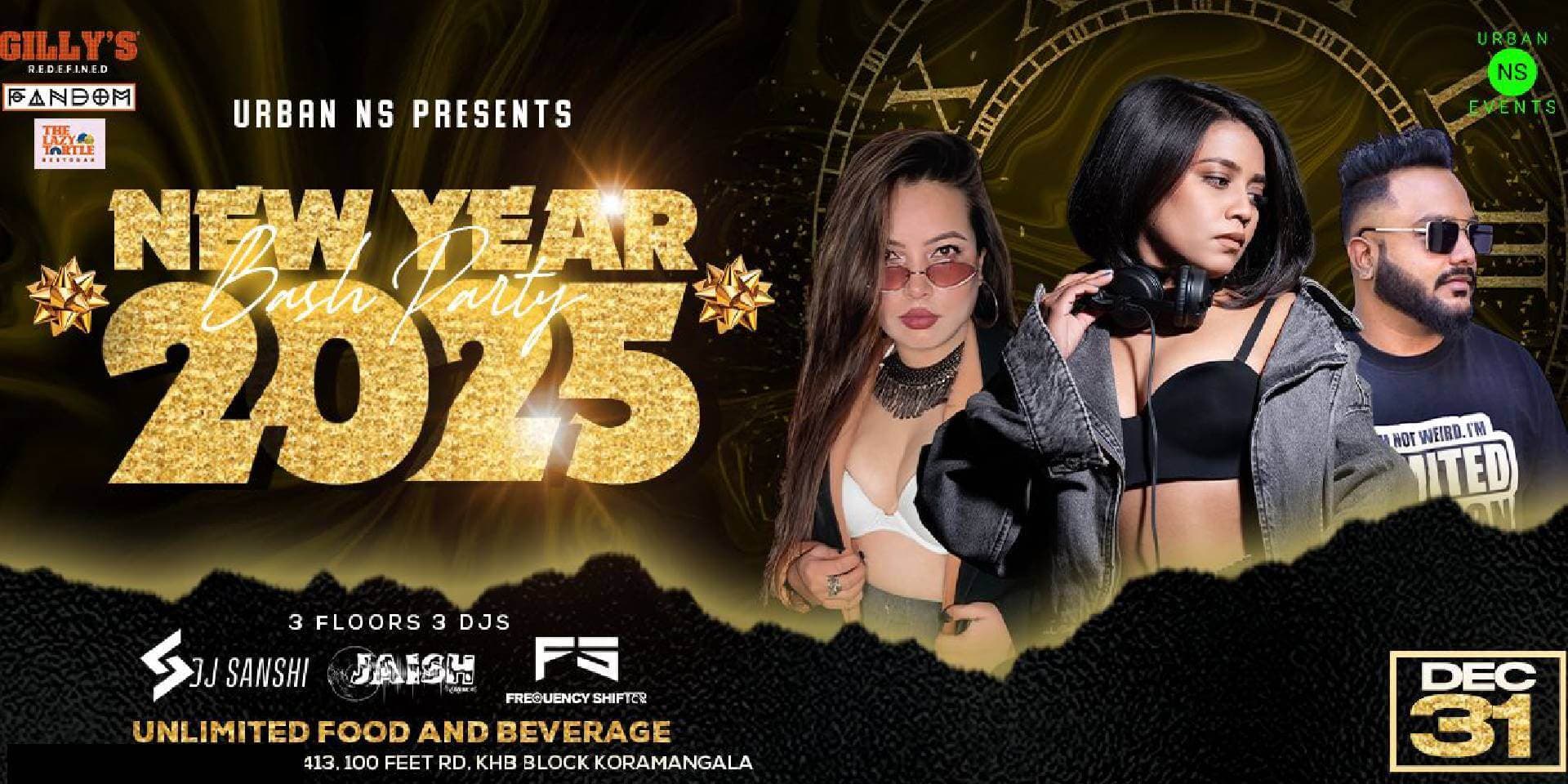 New Year 2025 Bash | Gillys Redefined