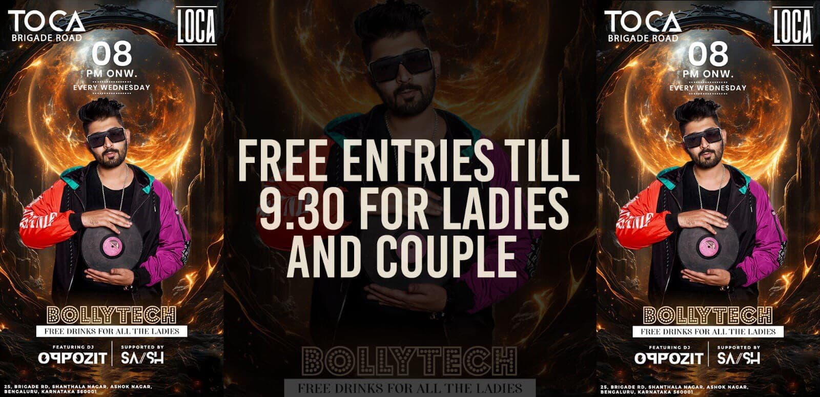 Commercial Bollywood Night | Toca Brigade