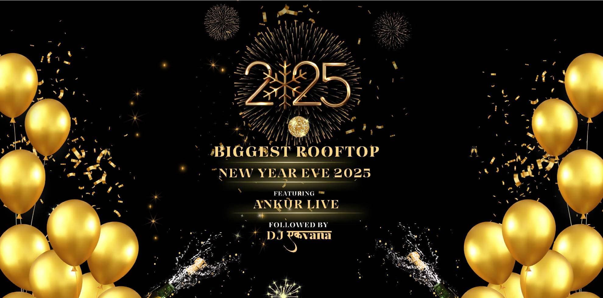 Biggest Rooftop New Year Eve 2025| 