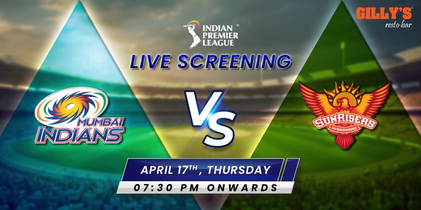 MI Vs SRH | IPL Live Screening 