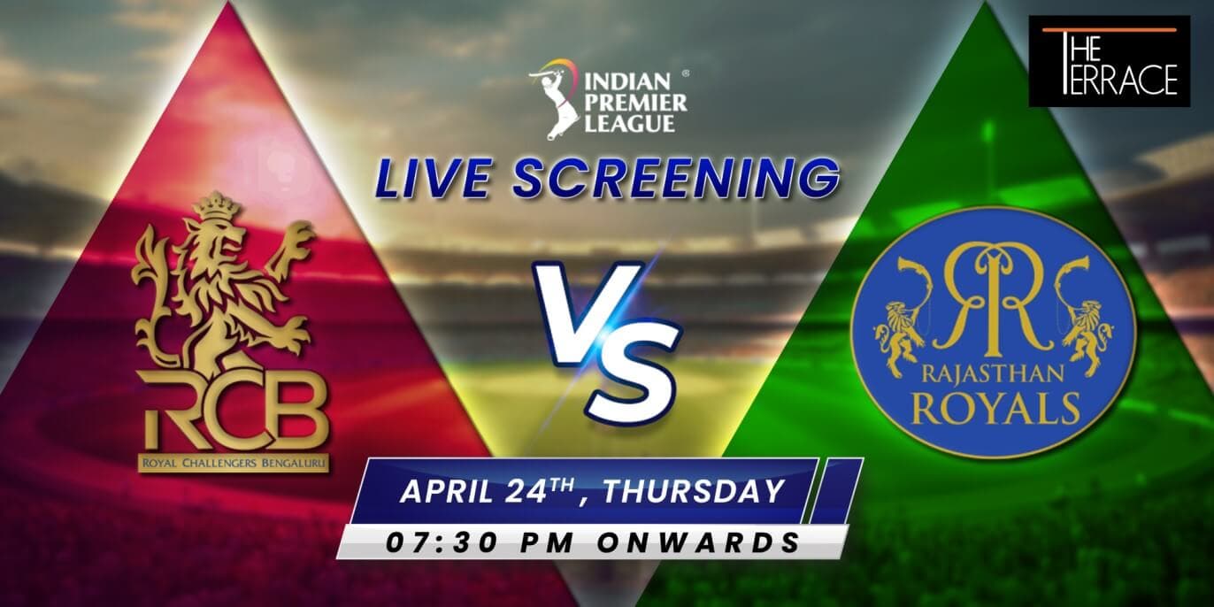 RCB Vs RR | IPL Live Screening 