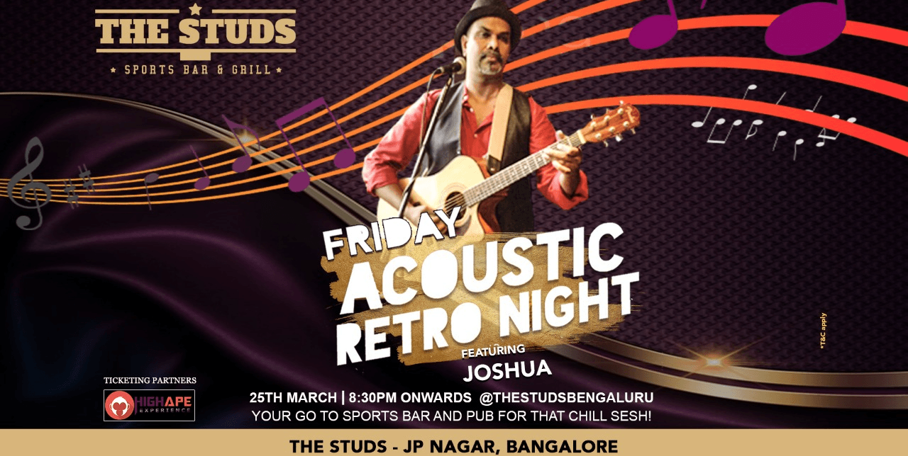 Friday Acoustic Retro Night Ft Joshua
