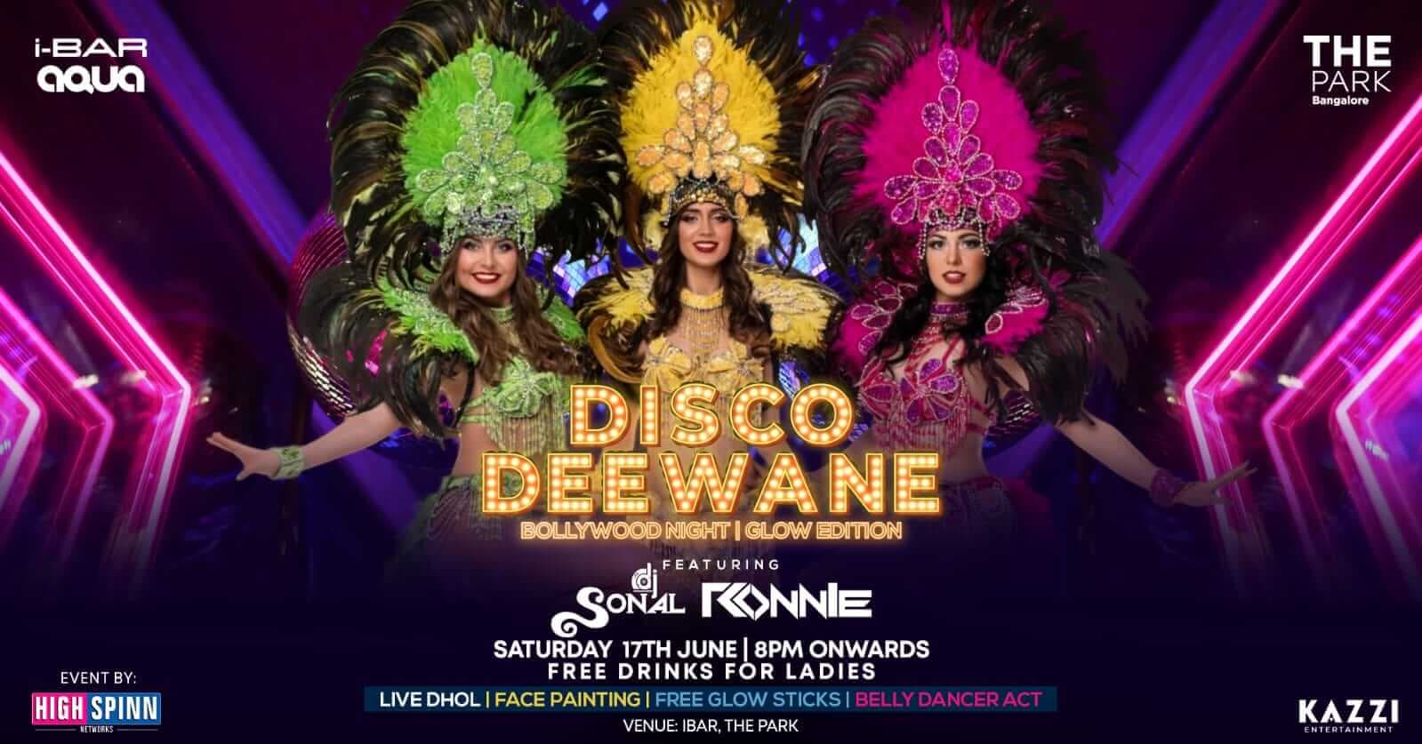 Disco Deewane Bollywood Night | Glow Edition