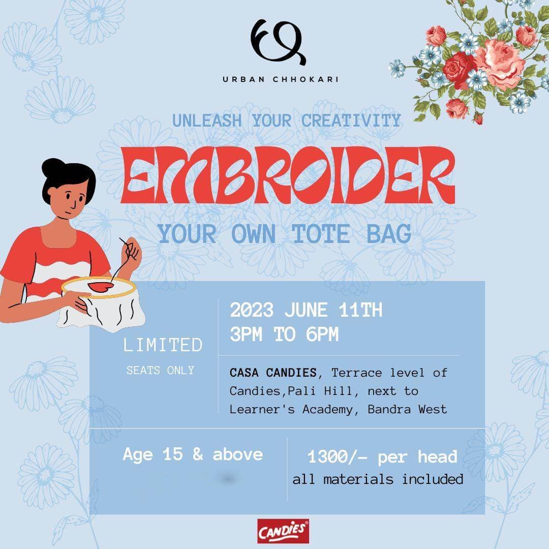 Craft An Embroidered Tote Bag With Urban Chhokari