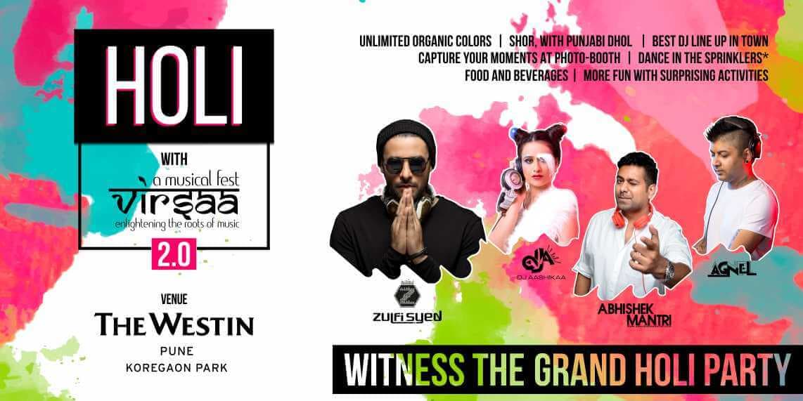 Holi With Virsaa 2.0 - The Biggest Holi Festival.