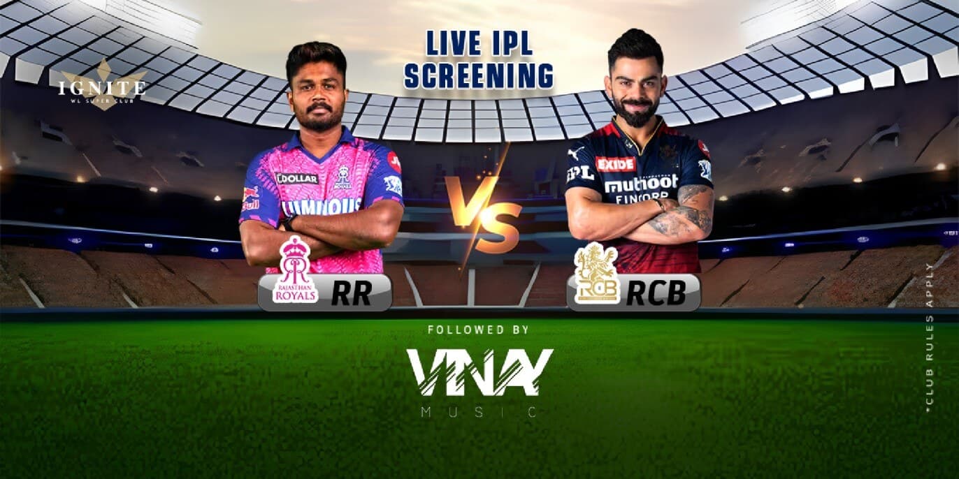 RR Vs RCB | IPL Live Screening 