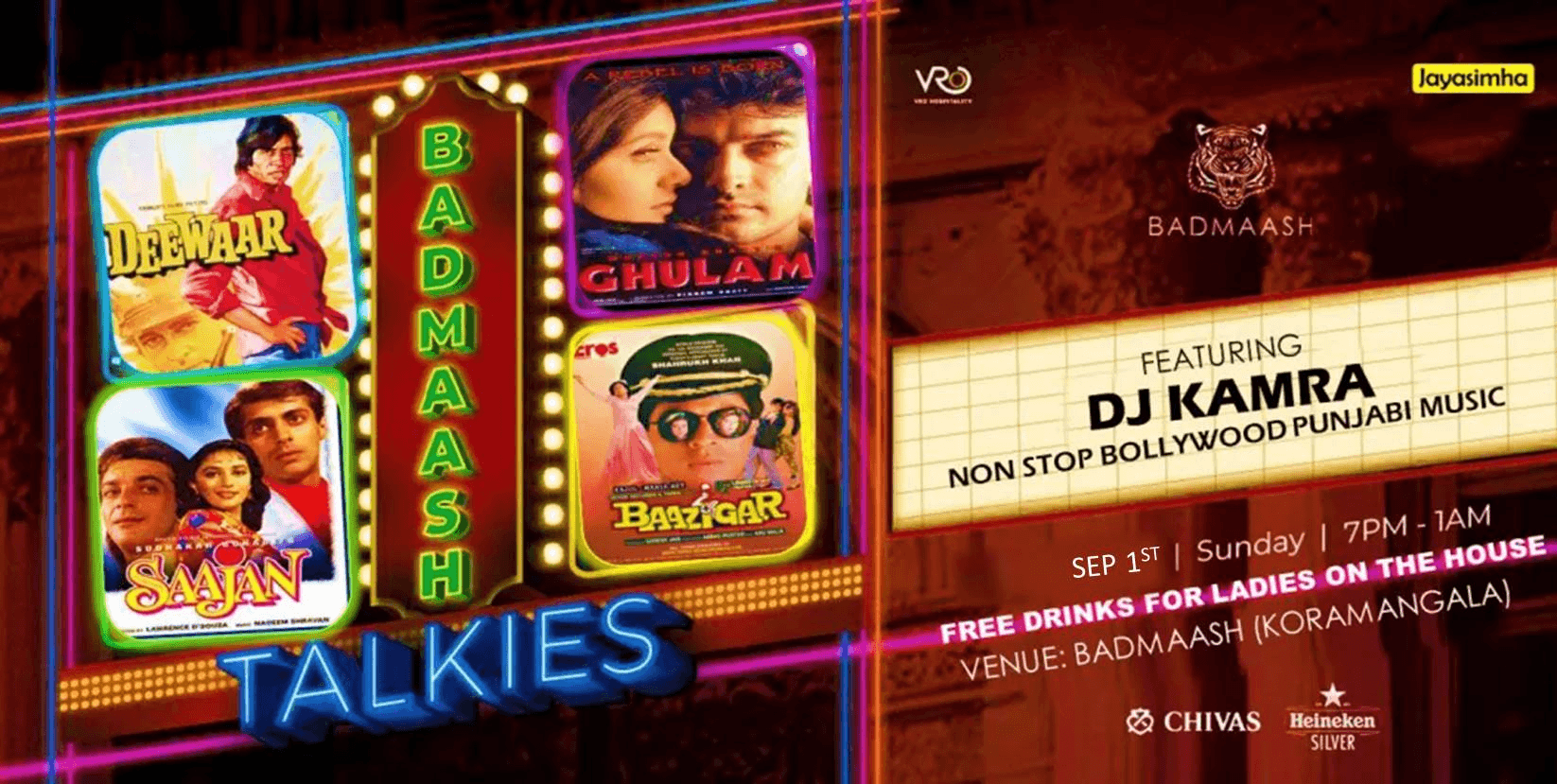 Badmaash Talkies Ladies Night