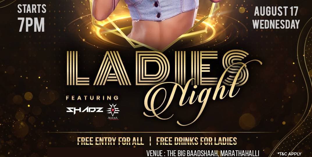 Wednesday Ladies Night 