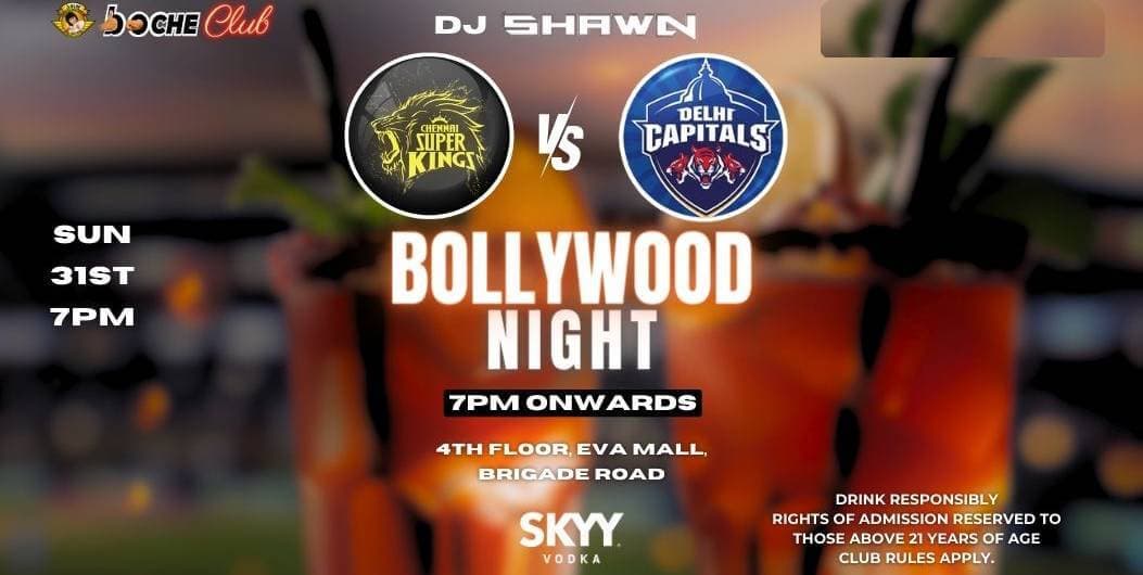 Bollywood Night Sunday