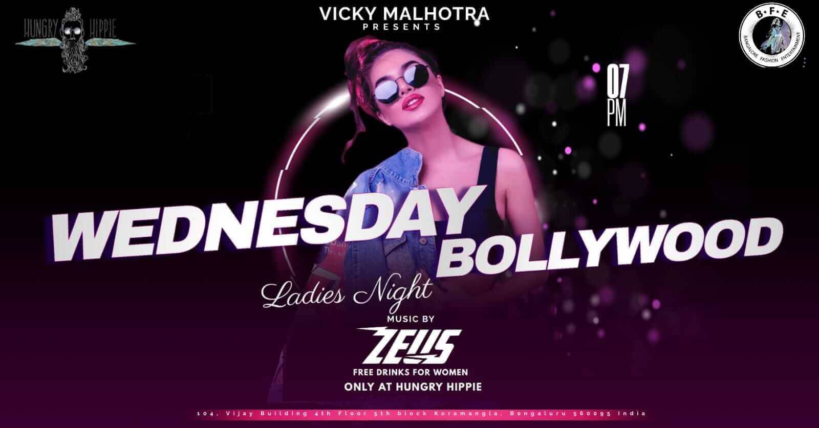 Wednesday Bollywood Ladies Night