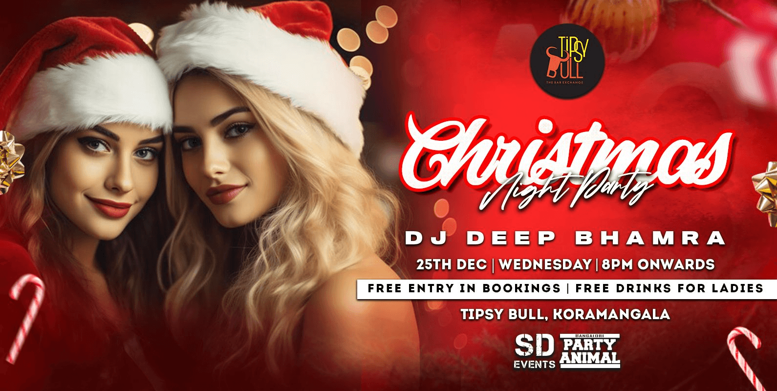Christmas Night Party | Tipsy Bull Koramangala