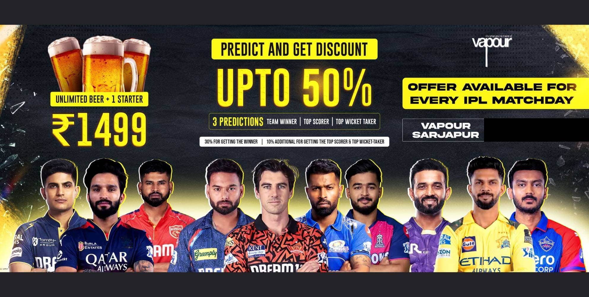 IPL Sceening - Predict And Get Discount