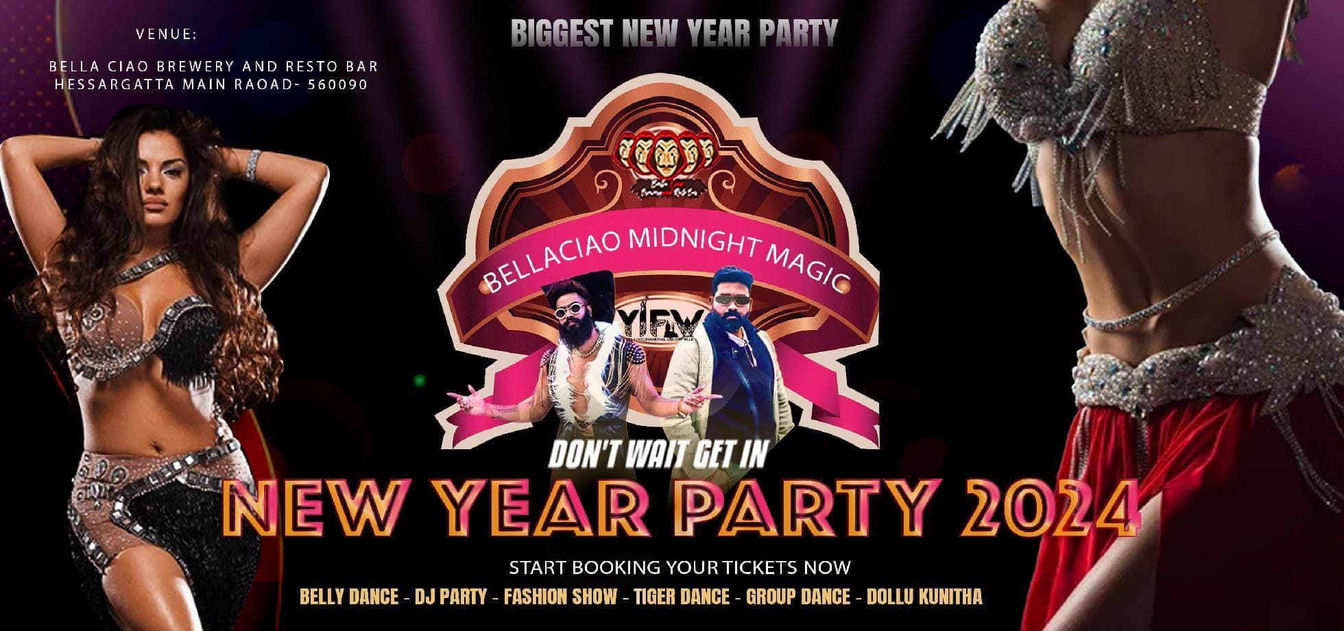 New Year Eve Party | BellaCiao Midnight Magic 