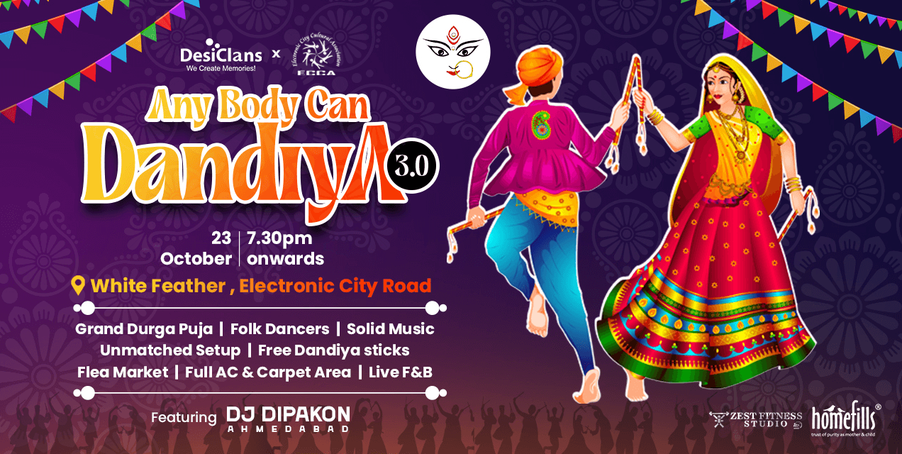 Anybody Can Dandiya 3.0 | White Feather