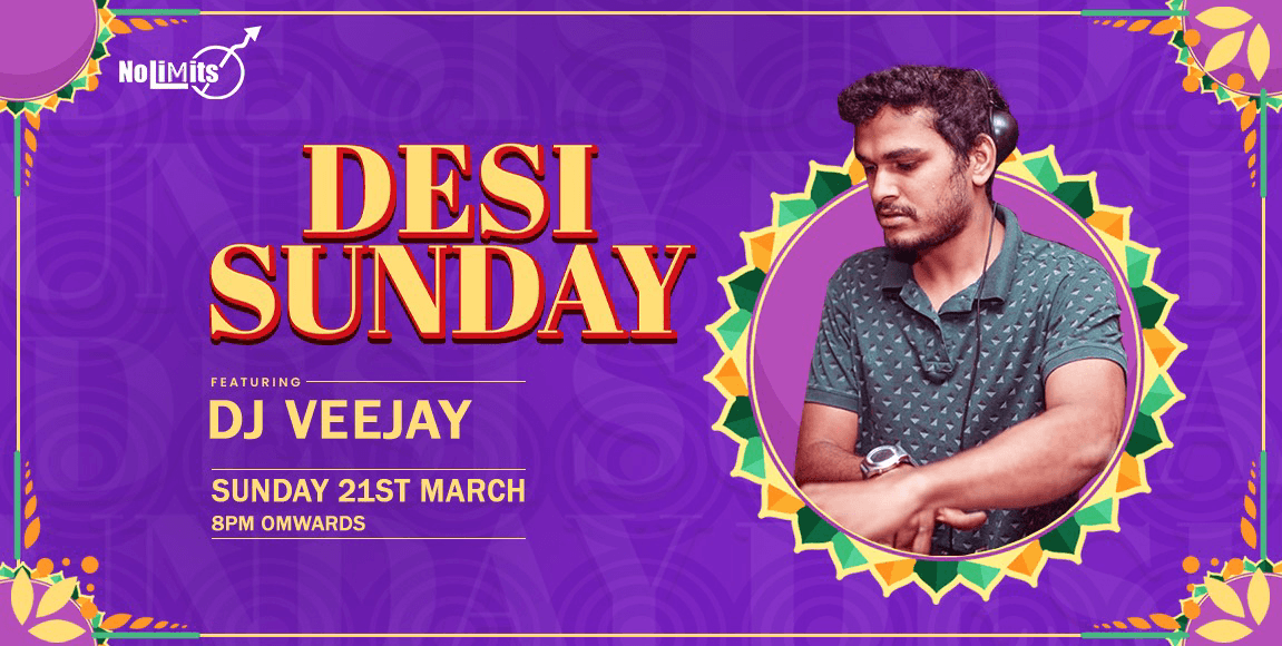 Desi Sunday Ft. DJ VeeJay A Night of Bollywood Music 