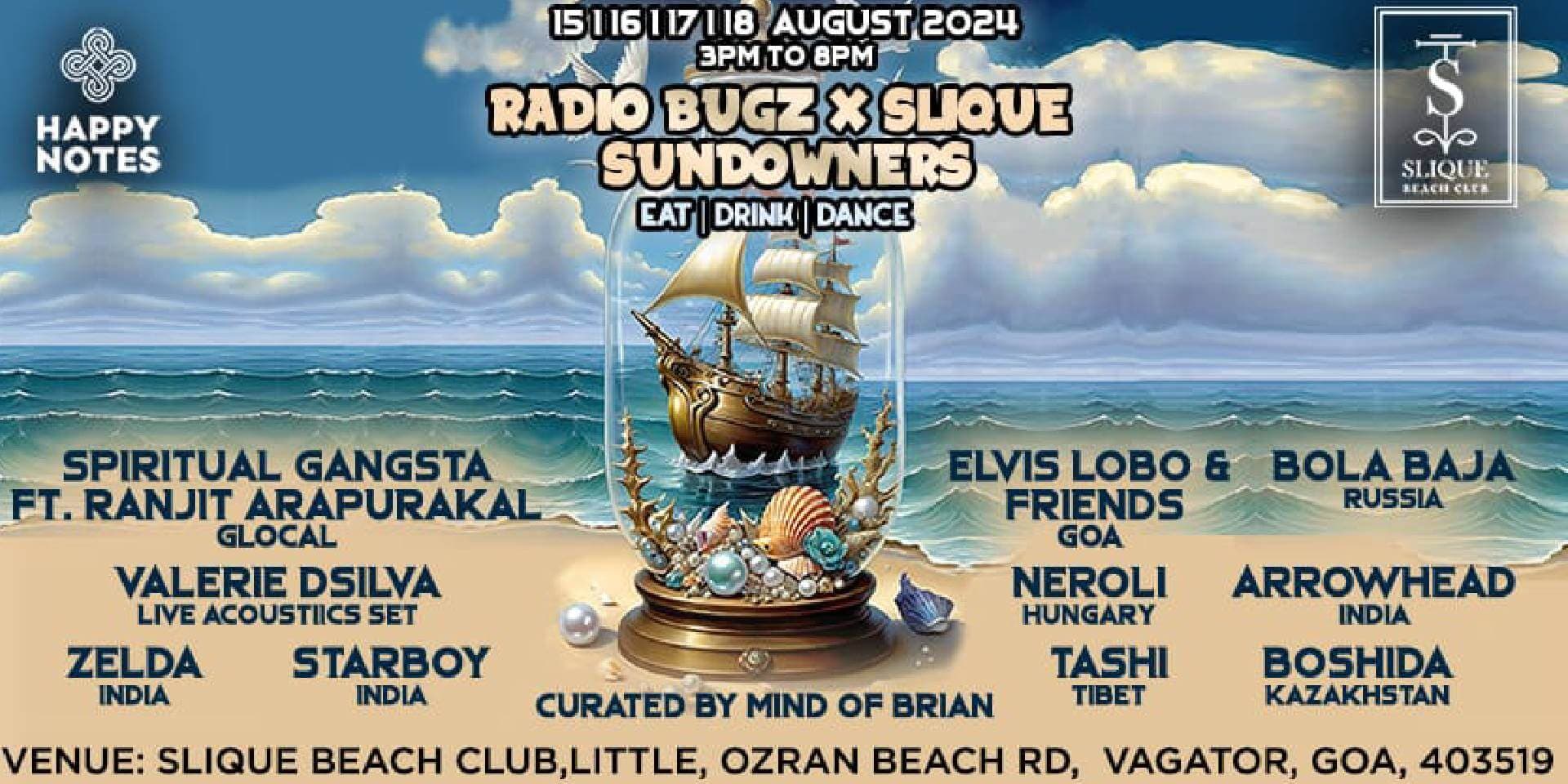 Radio Bugz x Slique Sundowners