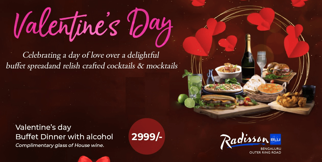 Valentine’s Day Buffet Dinner with Alcohol