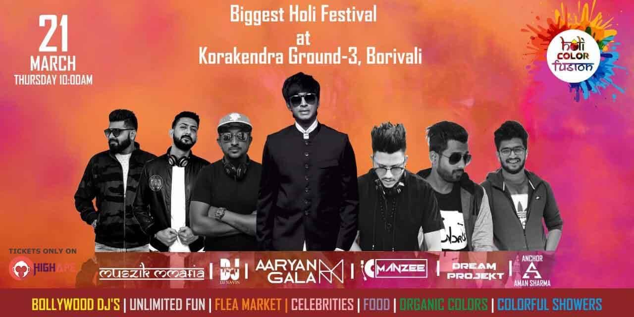 Holi Color Fusion - Korakendra Ground - 3, Borivali