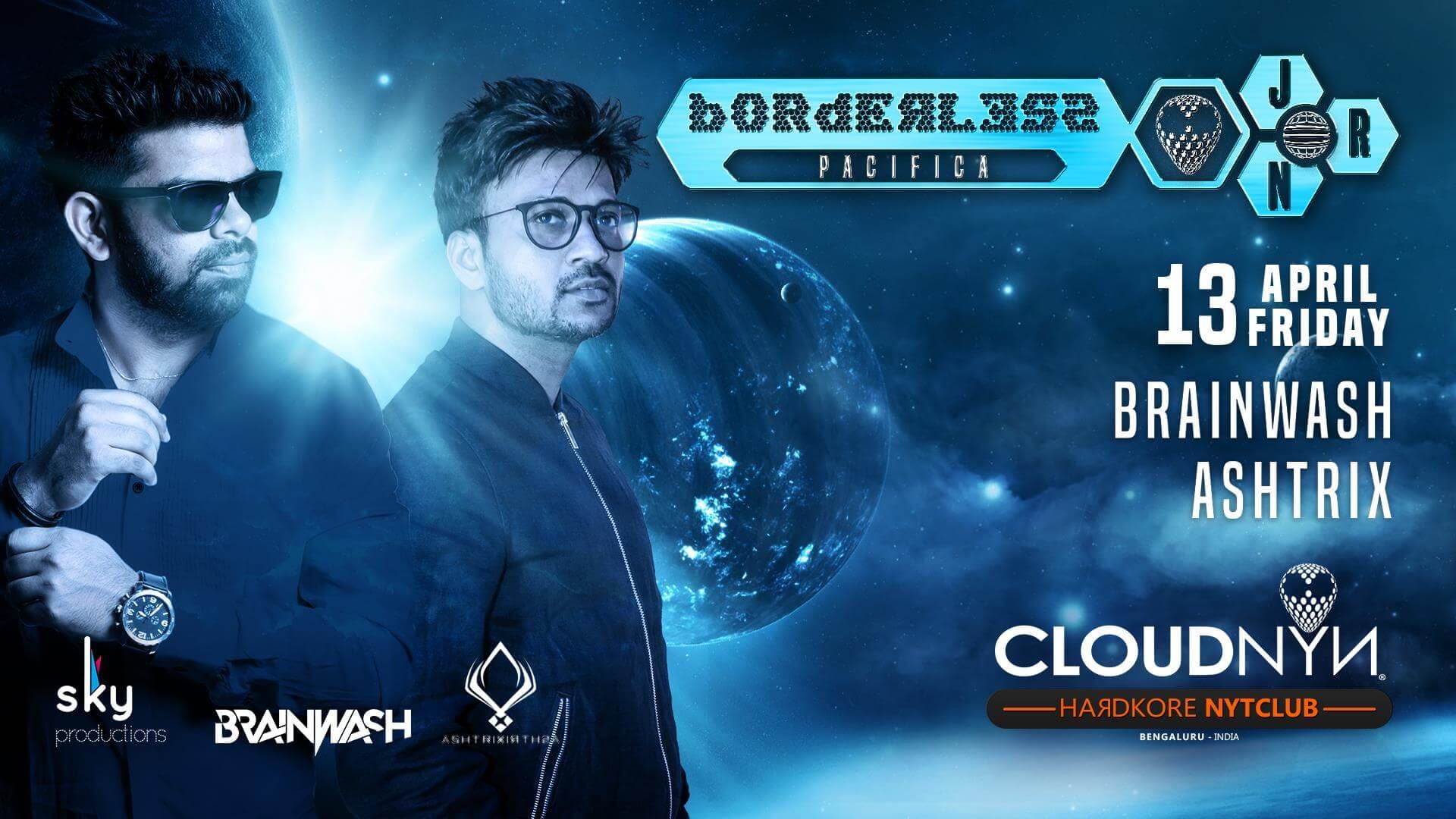 Borderless Music Festival Ft. Ashtrix & Brainwash (Letters: J R N)