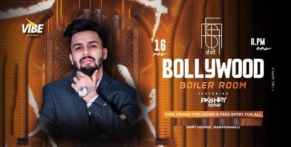 Bollywood Boiler Room Ladies Night