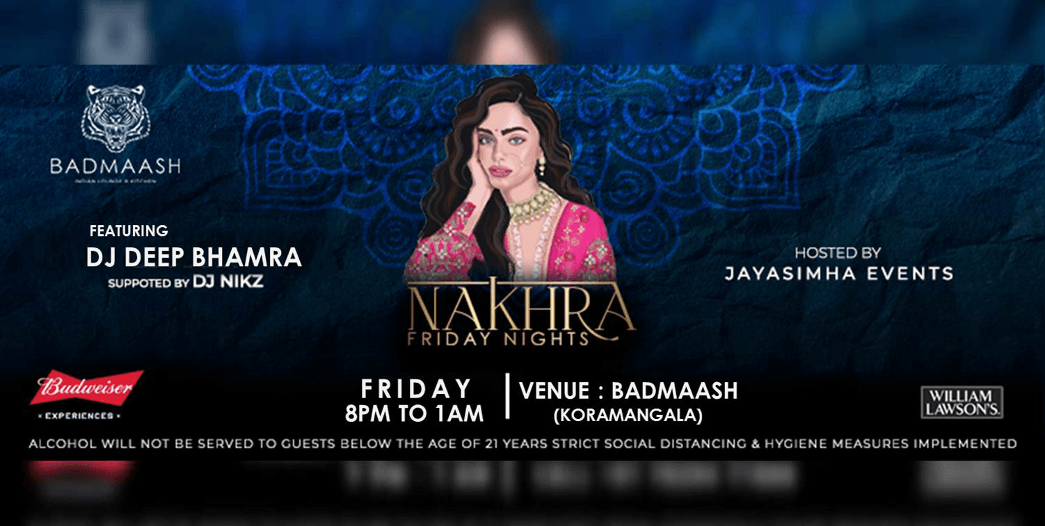 Big Friday Bollywood Night at Badmaash (Kormangala)