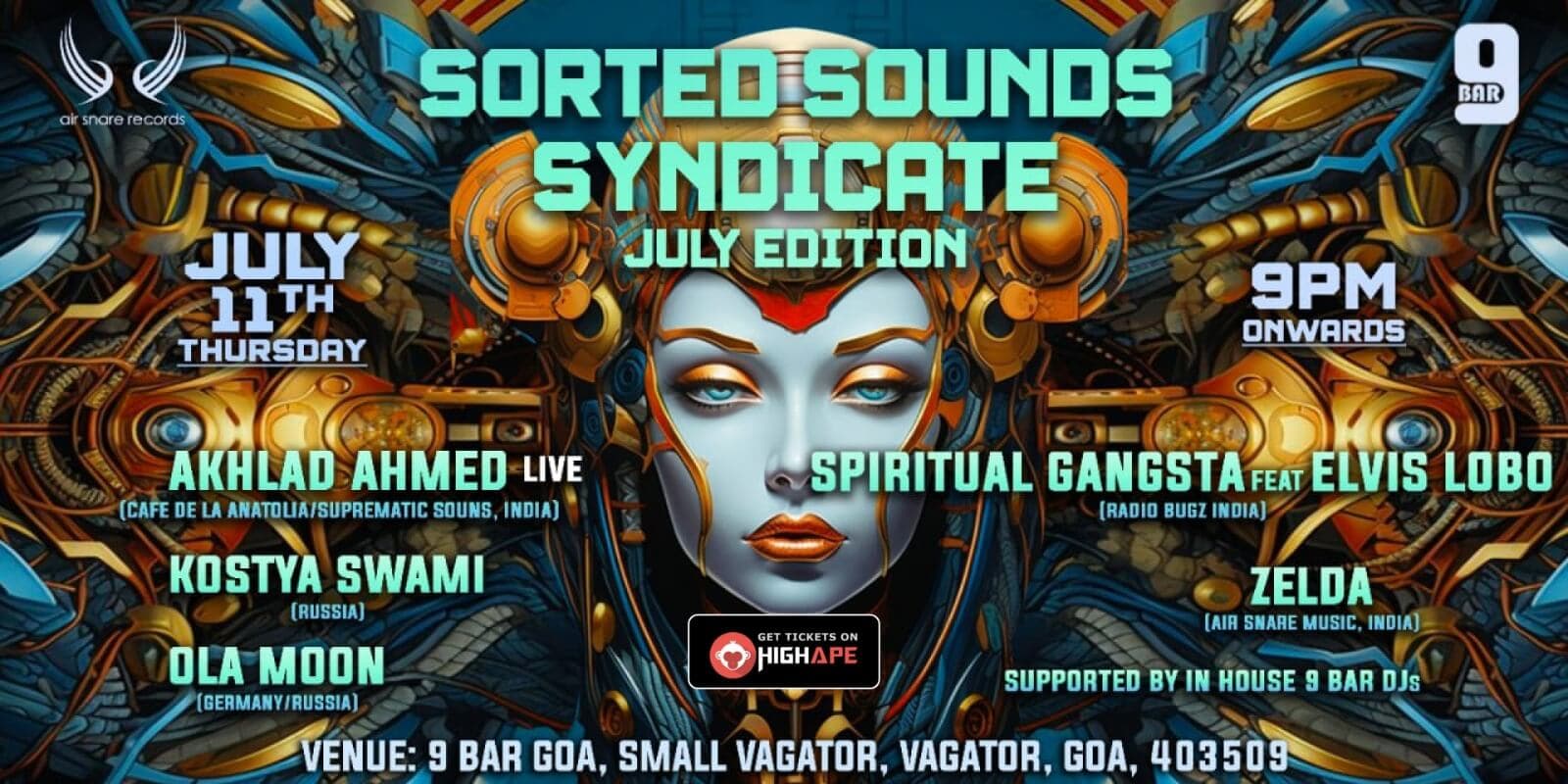 Sorted Sound Syndicate July Edition | 9Bar