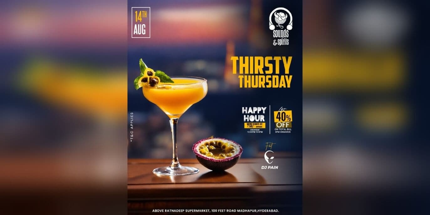 Thirsty Thursday | Sounds & Spirits