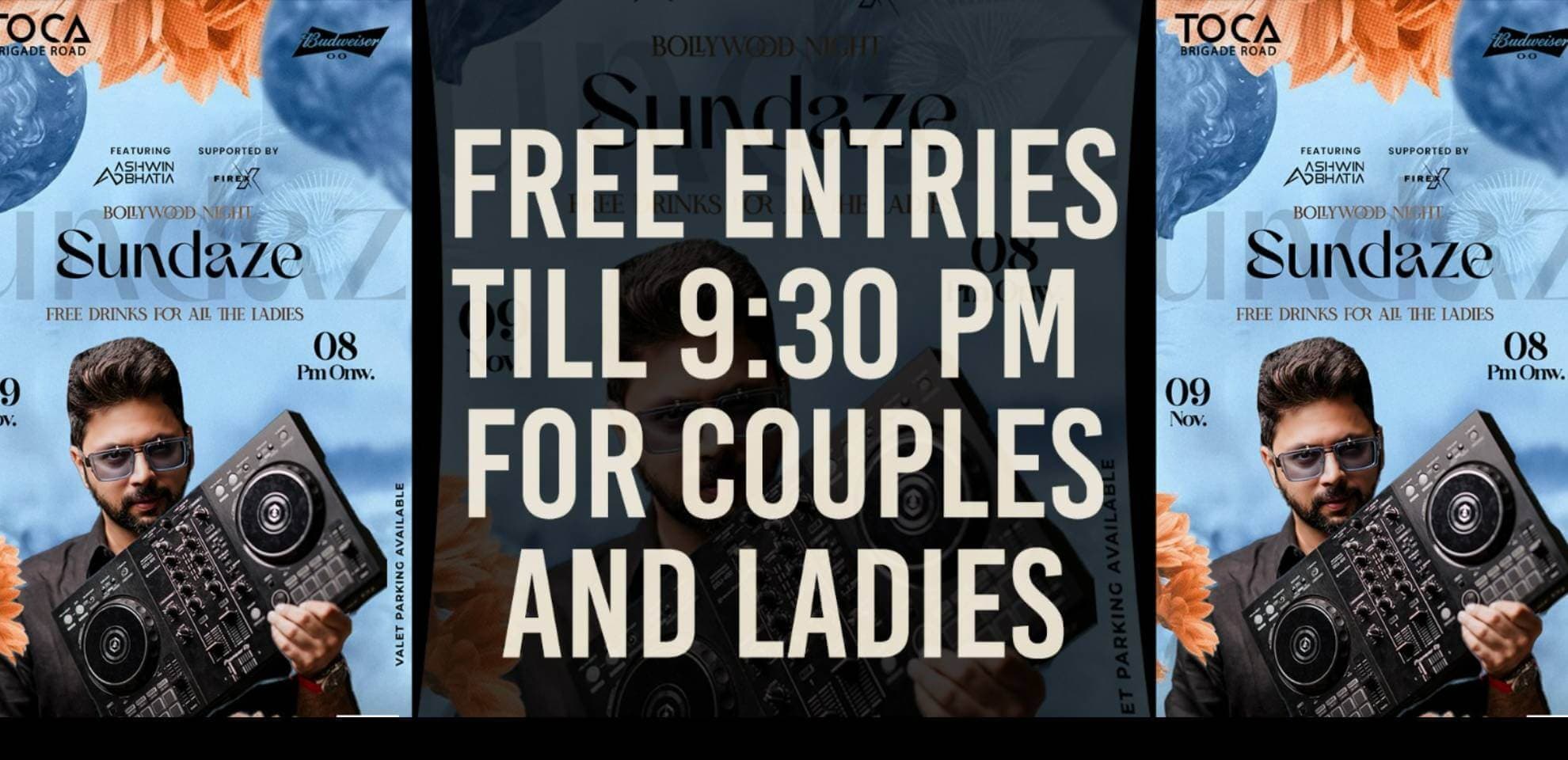 Sundaze Bollywood Night | Toca Brigade