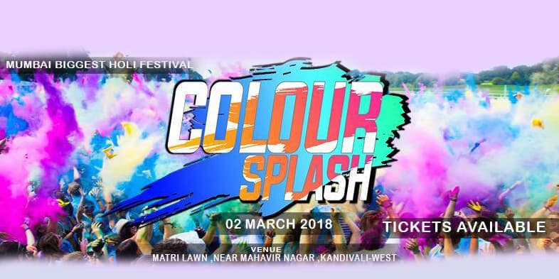 Colour Splash Biggest Holi Festival at Mumbai