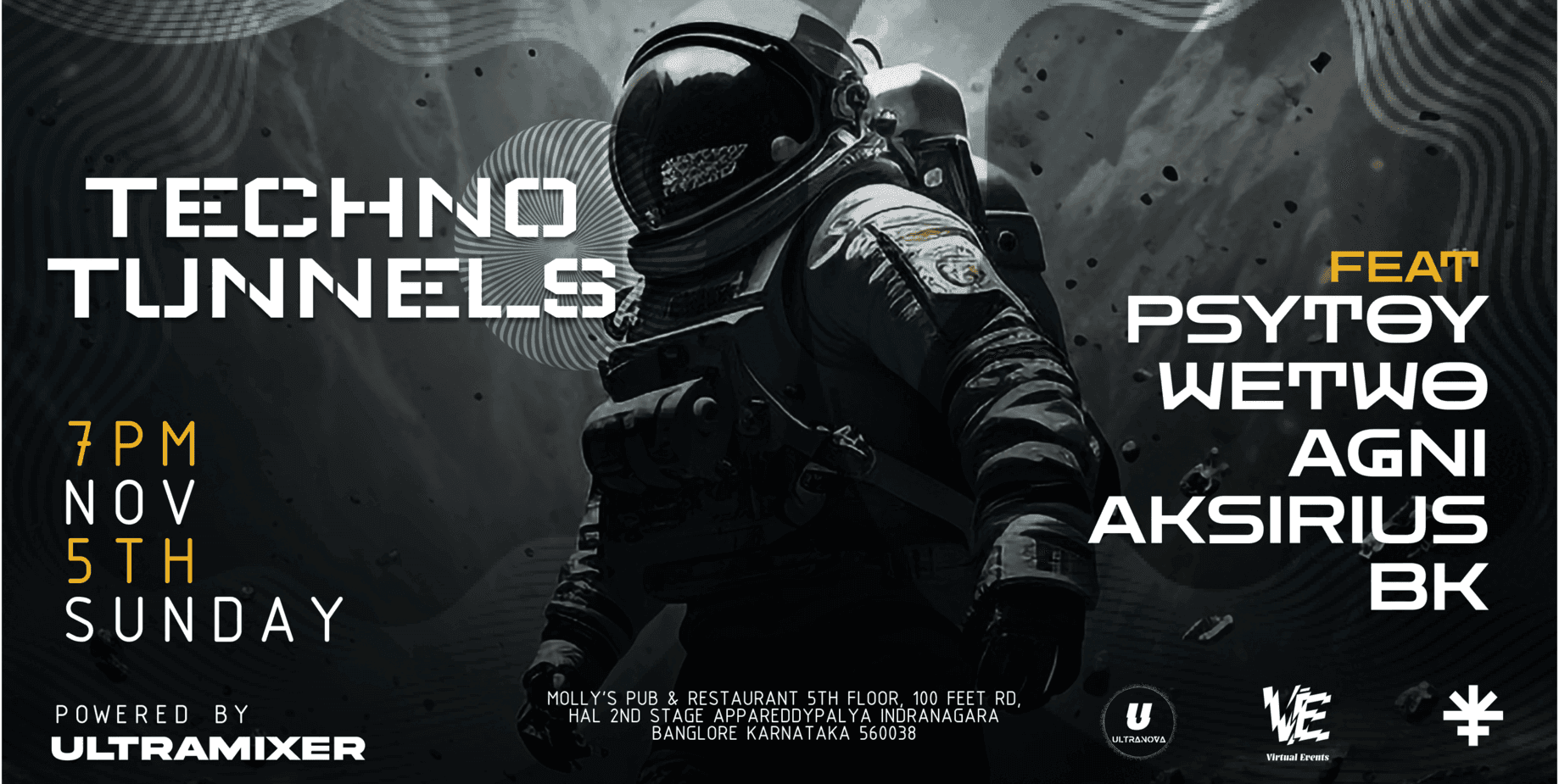 Sunday Techno Tunnels | Molly's