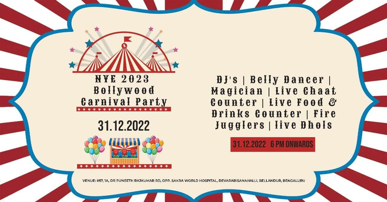 NYE 2023 - Bollywood Carnival Party