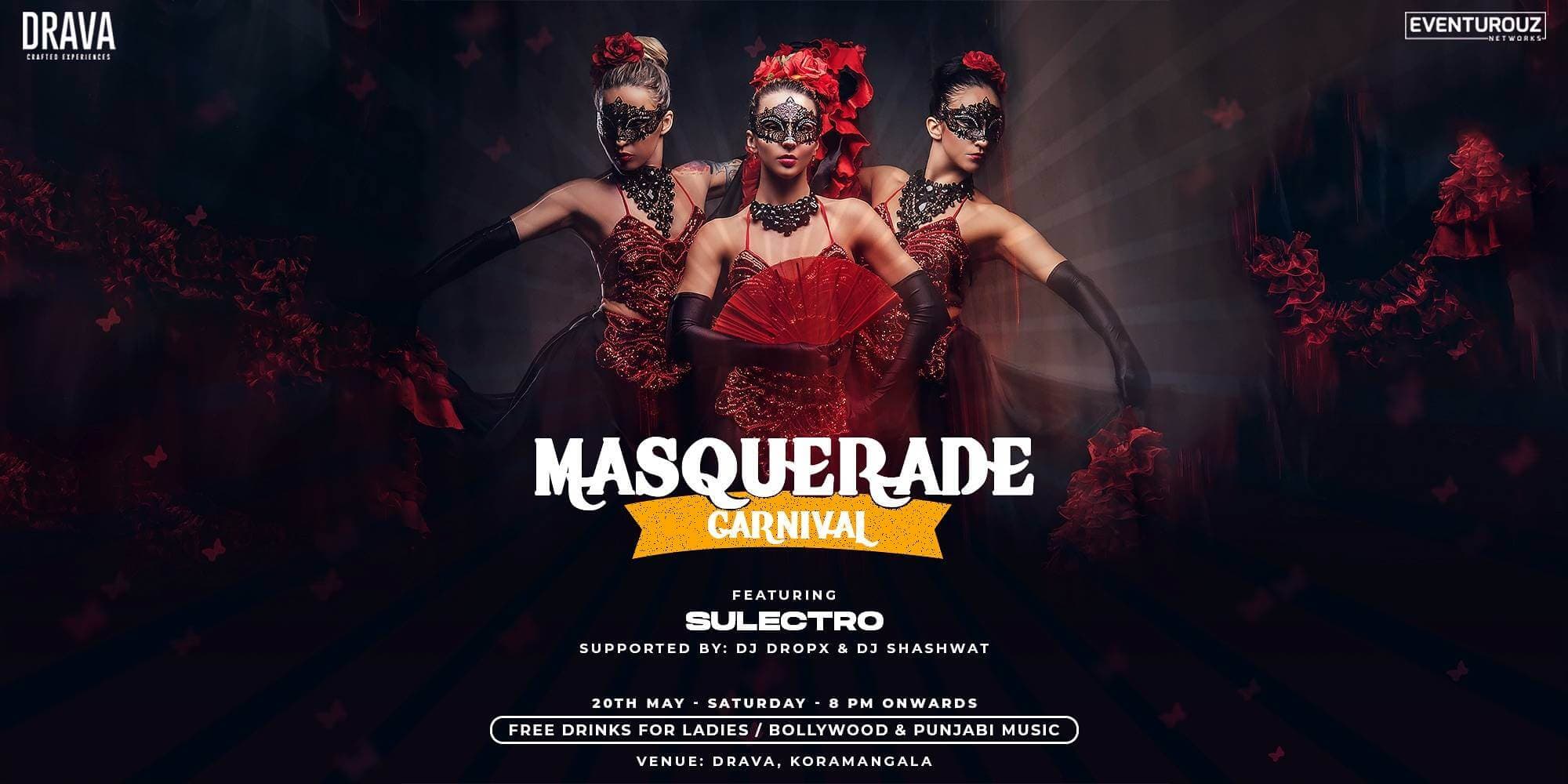 Saturday Bollywood Club Nights- Masquerade Edition