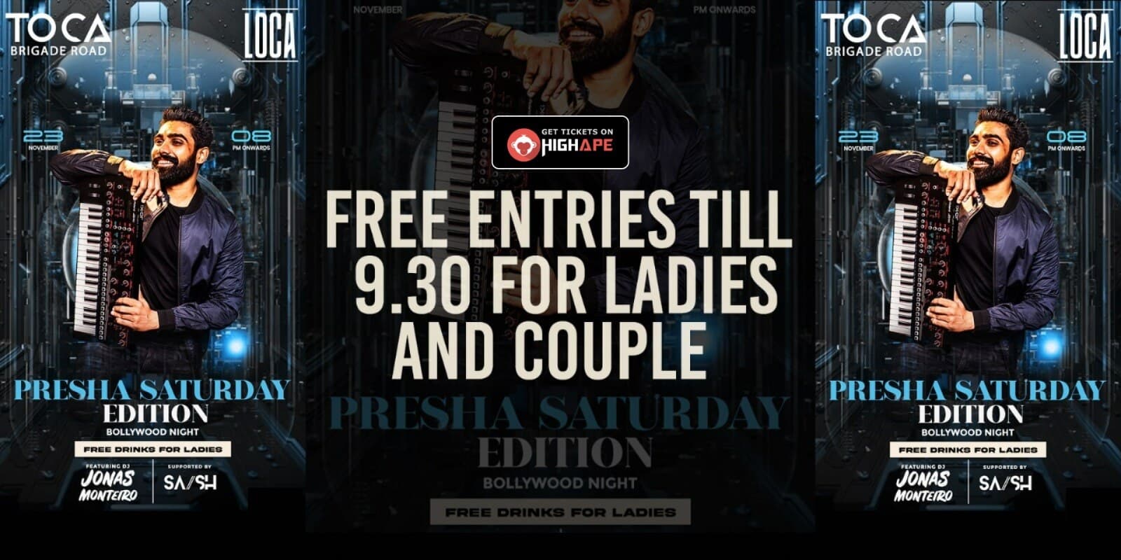 Presha Saturday - Bollywood Night | Toca Brigade