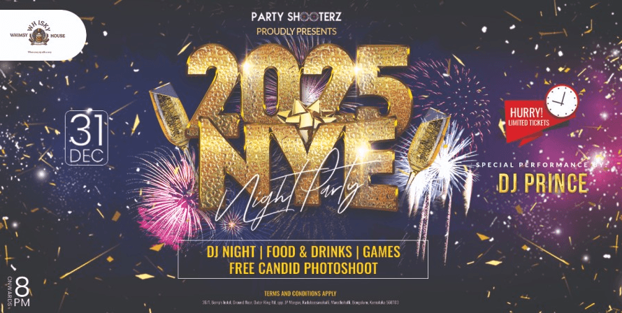 New Year 2025 Count Down | Whimsy Pub