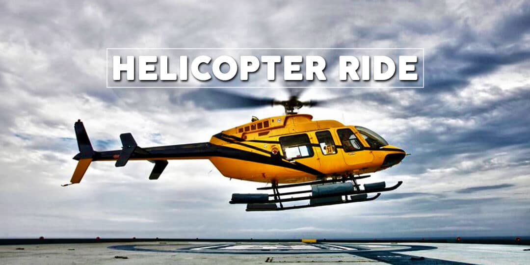 Helicopter Joy Ride (Private Ride) - Bangalore- July