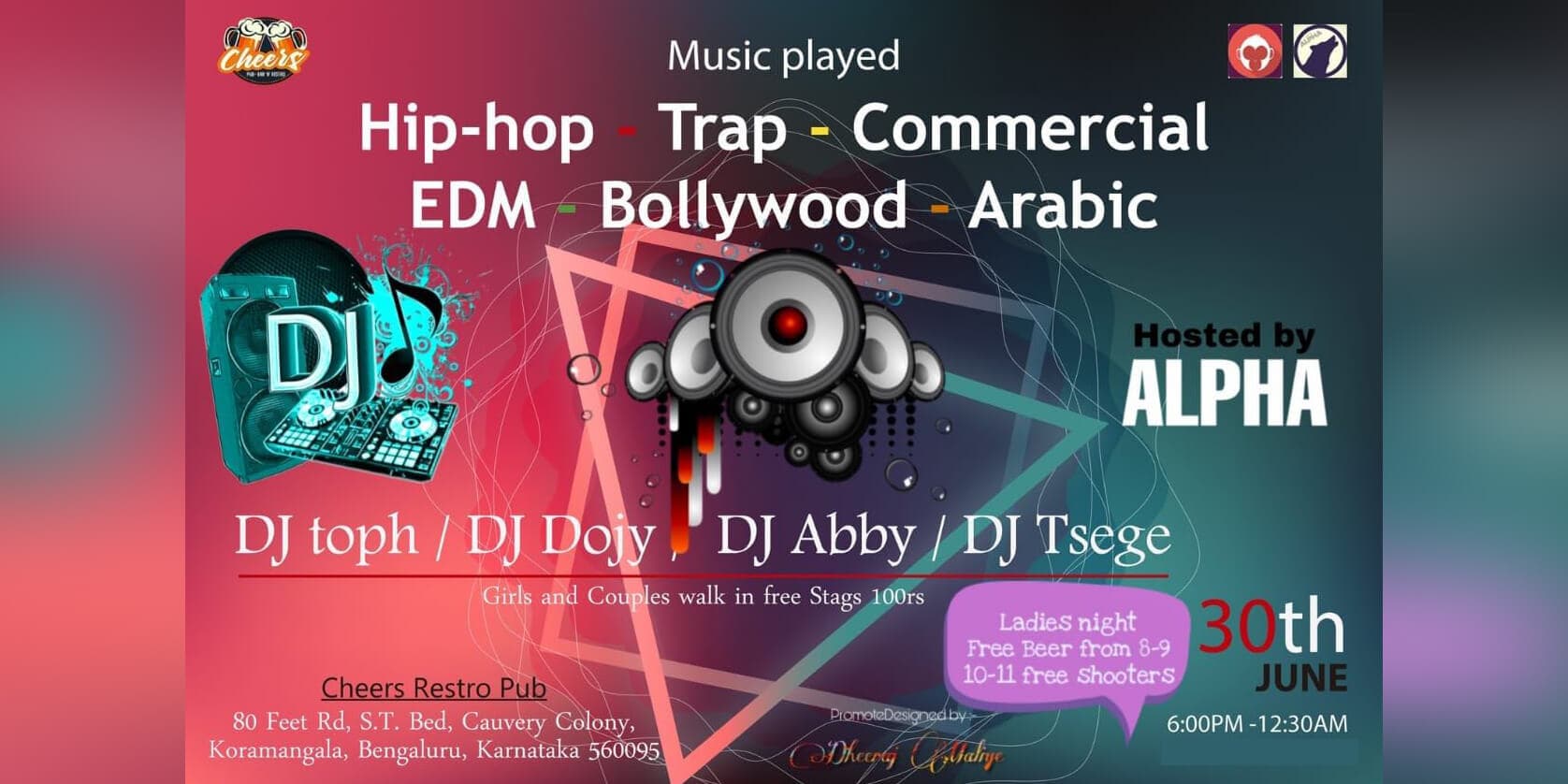 DJ Night At Cheers Resto Pub