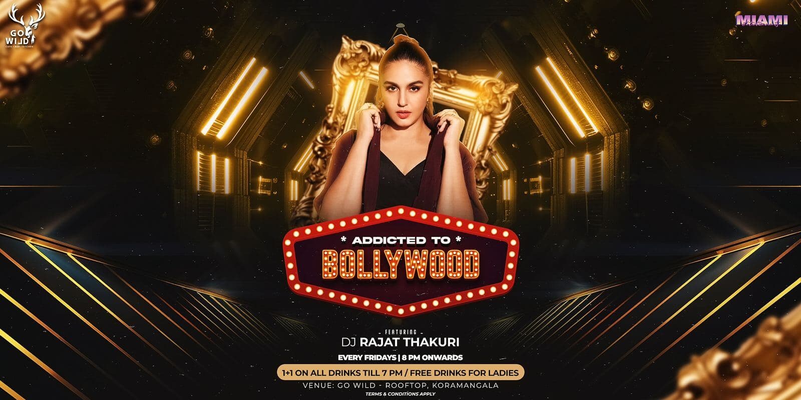 Friday Addicted To Bollywood | Go wild Rooftop