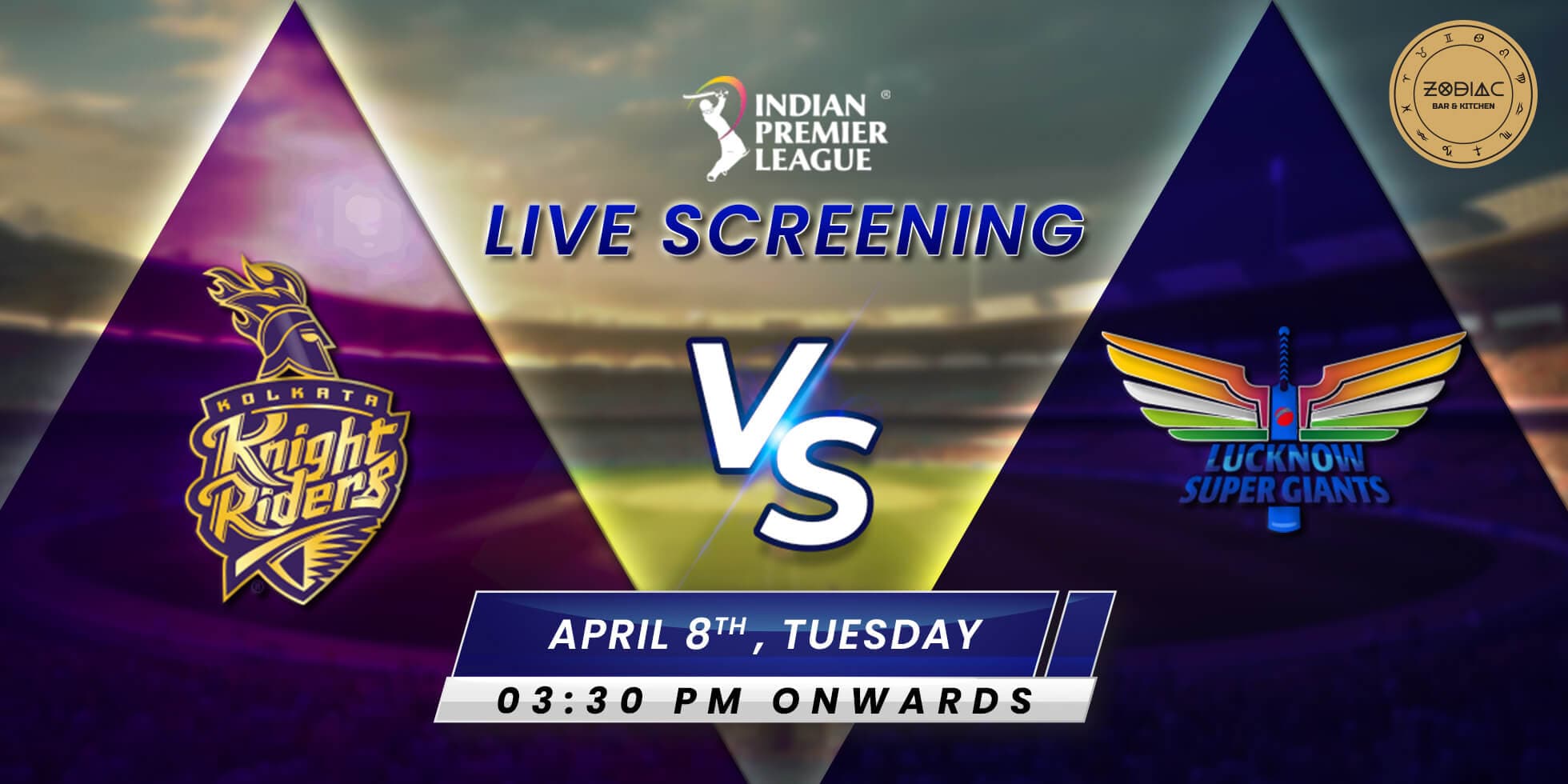 KKR Vs LSG | IPL Live Screening 