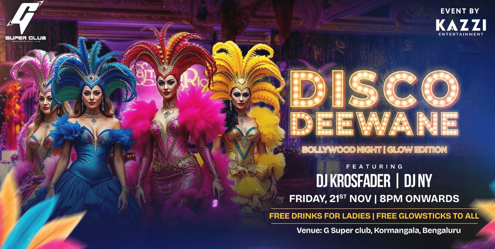 Friday Disco Deewane Bolly Carnival  | G Super Club