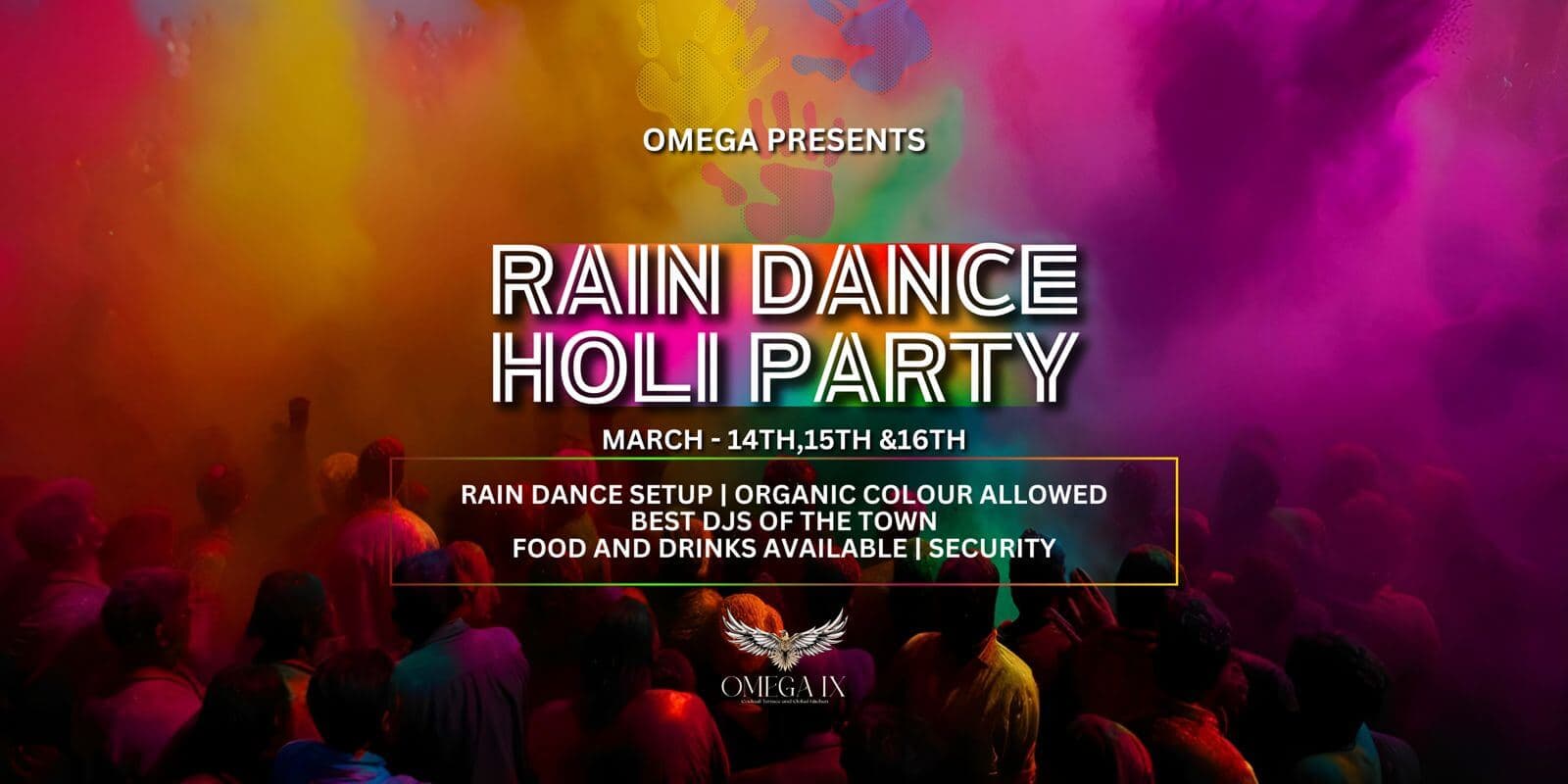 Rain Dance Holi Party - Bollywood Dhamaka