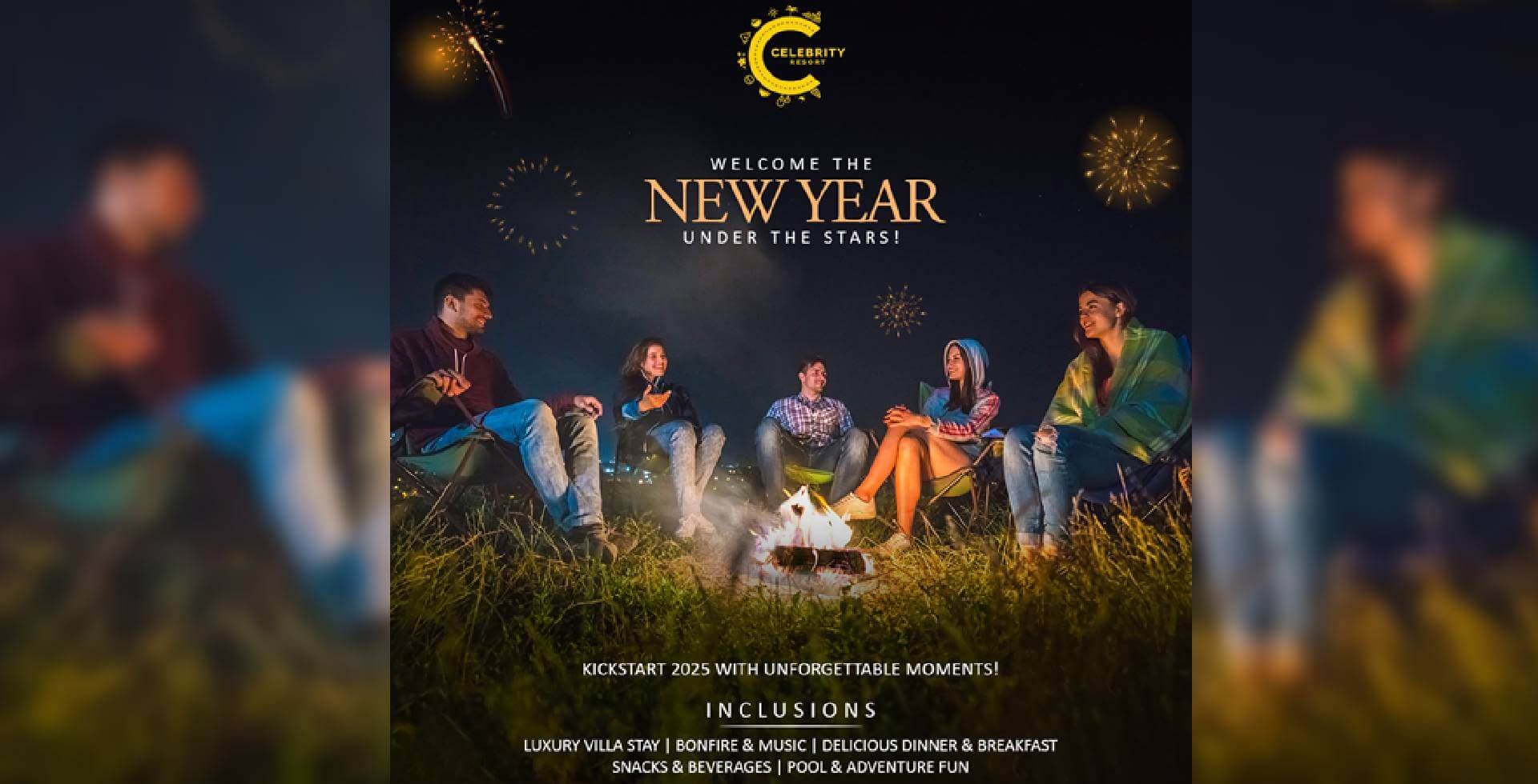 New Year Party 2025 at Celebrity Resort