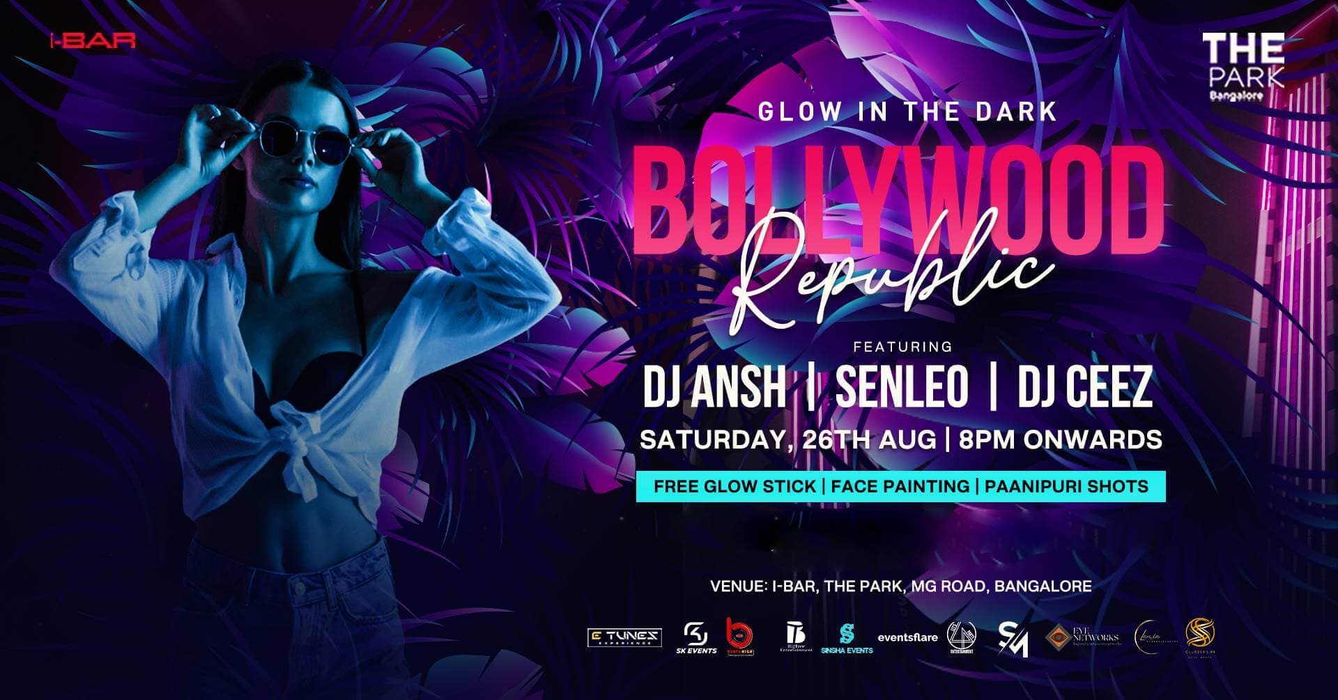 Glow In The Dark Bollywood Party