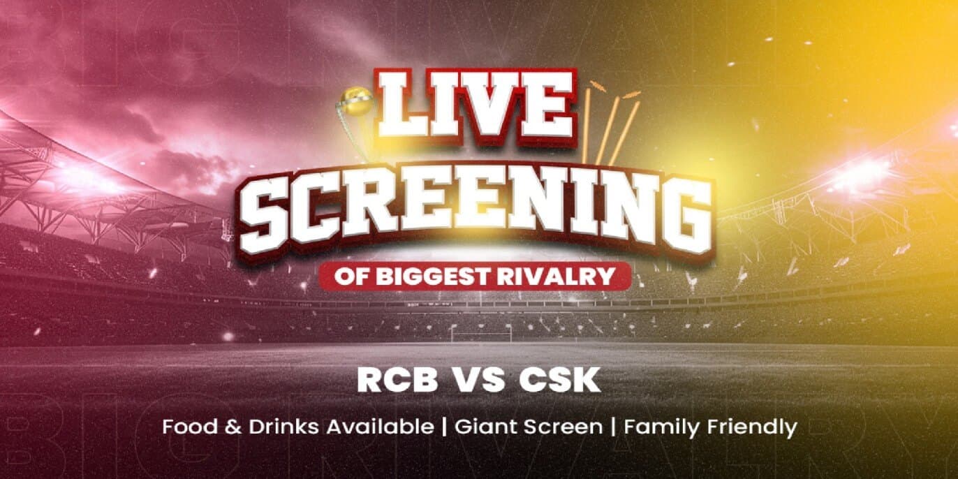 Screening Of RCB Vs CSK At Citrus Cafe