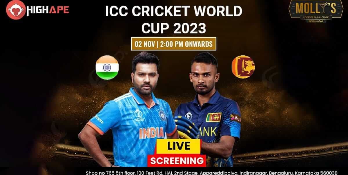 India Vs Sri Lanka Live Screening | Molly's