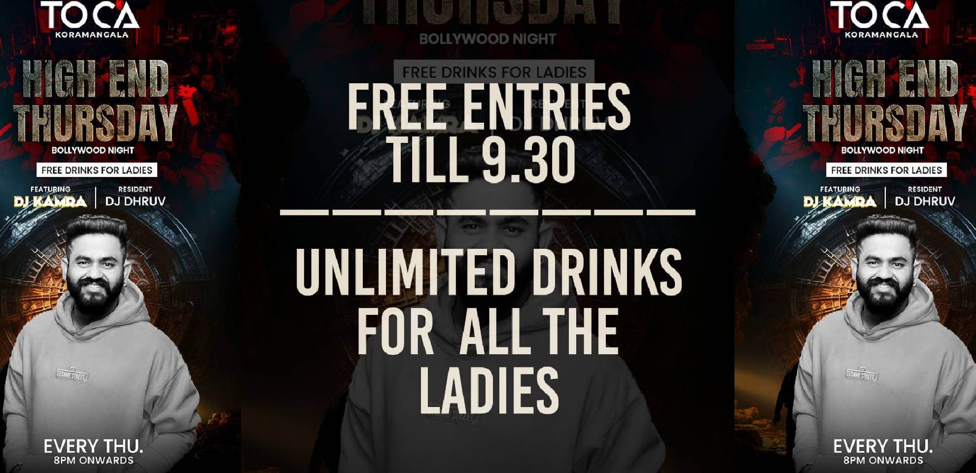 High End Thursday | Toca Kormangala