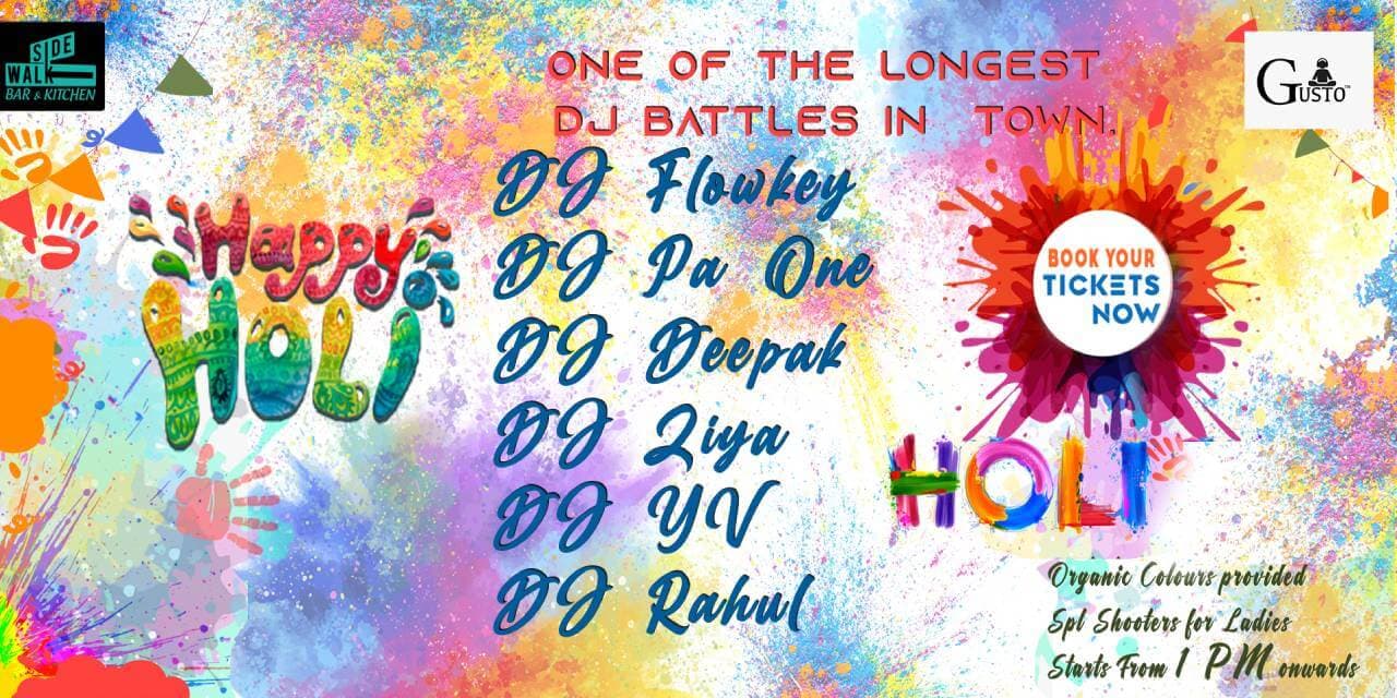 Happy Holi At Sidewalk