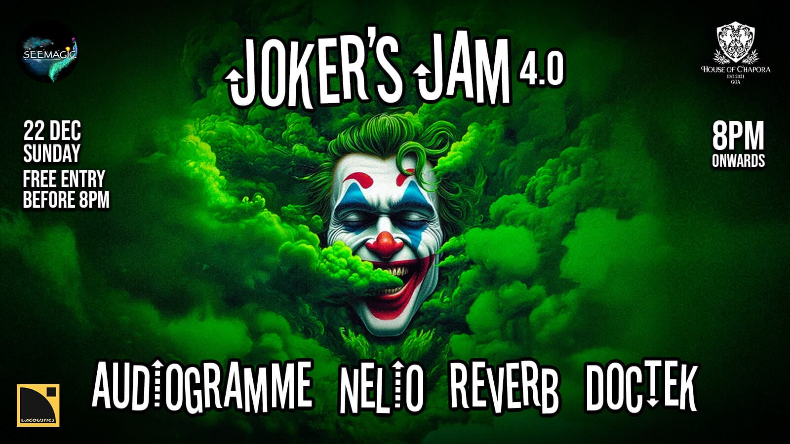 Jokers Jam 4.0 | House Of Chapora 