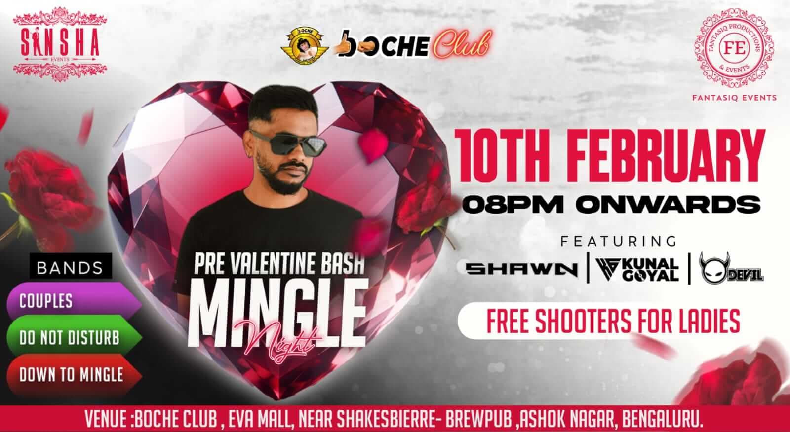Pre Valentine Bash - Mingle Night 