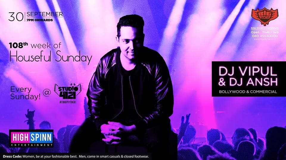 Houseful Sunday on 30th September