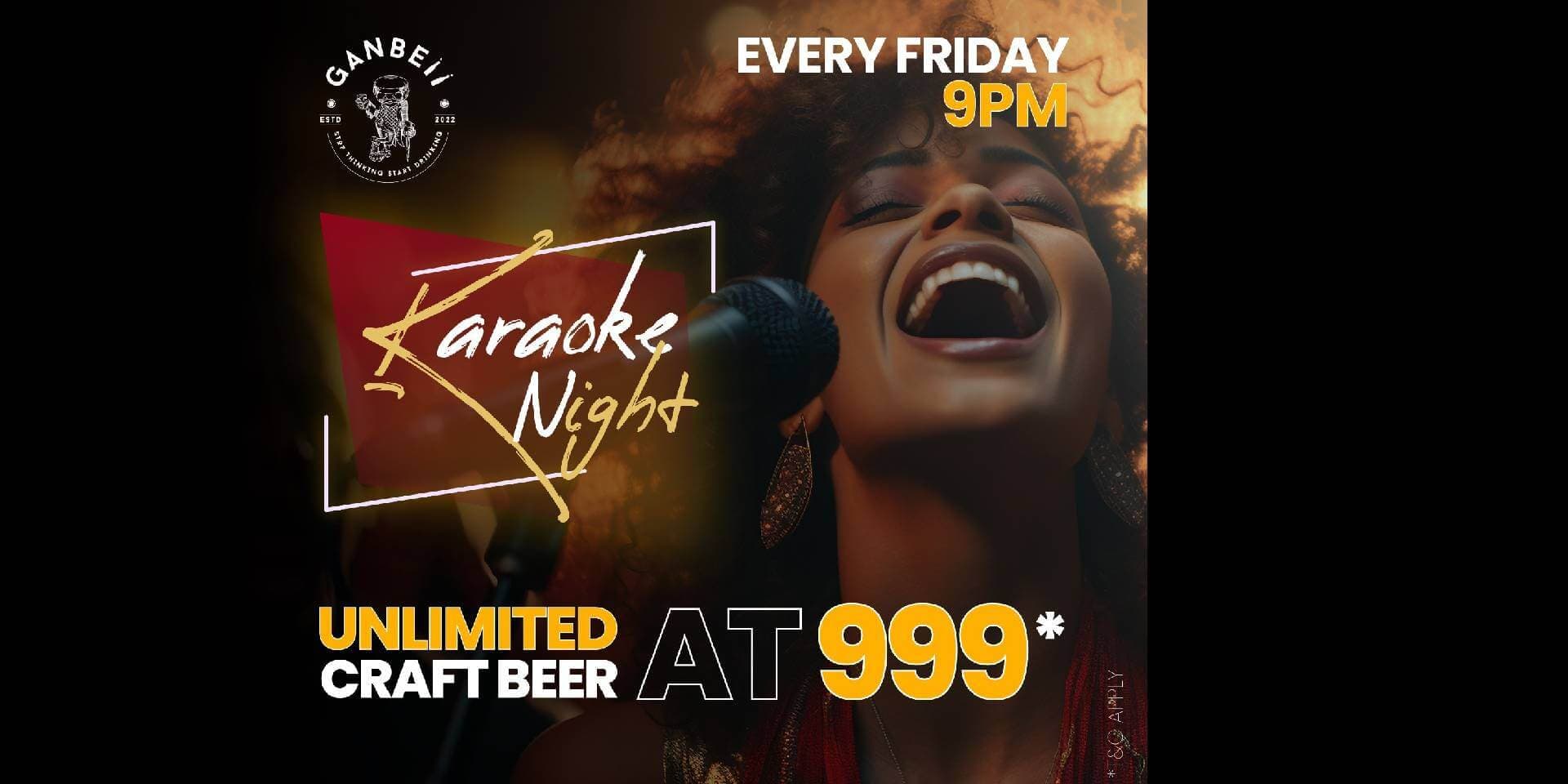 Friday Karaoke Night | Ganbeii